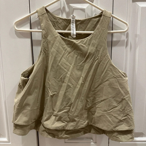 Lululemon Stretch Woven Relaxed-Fit Tank Top trench Small - Picture 6 of 7